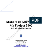 Manual Microsoft Project Aplicado A La Construccion v2.1 PDF