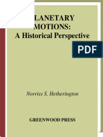 Hetherington, Norriss - Planetary Motions A Historical Perspective (2006)