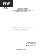 Estudio de Caso (Contabilidad Ambiental)