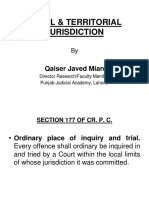 Legal and Territorial Jurisdiction in Criminal Cases