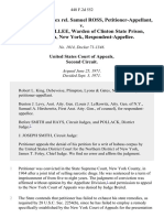 United States Ex Rel. Samuel Ross v. J. Edwin Lavallee, Warden of Clinton State Prison, Dannemora, New York, 448 F.2d 552, 2d Cir. (1971)