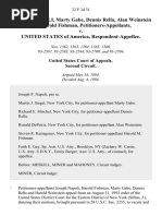 Joseph P. Napoli, Marty Gabe, Dennis Rella, Alan Weinstein and Harold Fishman v. United States, 32 F.3d 31, 2d Cir. (1994)