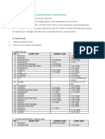 Daftar Nilai Kritis Hasil Pemeriksaan Laboratorium