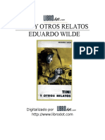 Wilde, Eduardo - Tini y Otros Relatos