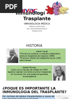 Inmunología Del Trasplante