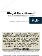 Illegal Recruitment Presentation