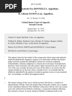 Mary Elizabeth Foy Donnelly v. H. Gibson Guion, 467 F.2d 290, 2d Cir. (1972)