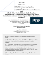 United States v. Yvonne Melendez-Carrion, Hilton Fernandez-Diamante, Luis Alfredo Colon Osorio, Filiberto Ojeda Rios, Isaac Camacho-Negron, Orlando Gonzales Claudio, Elias Samuel Castro-Ramos and Juan Enrique Segarra Palmer, 790 F.2d 984, 2d Cir. (1986)