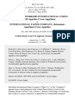 United Paperworkers International Union, Plaintiff-Appellee-Cross-Appellant, v. International Paper Company, Defendant-Appellant-Cross-Appellee