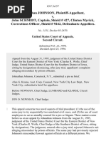 Johnathan Johnson v. John Schmidt, Captain, Shield 427, Clinton Myrick, Corrections Officer, Shield 9242, 83 F.3d 37, 2d Cir. (1996)