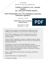 Matthew Bender & Company, Inc., Hyperlaw, Inc., Intervenor-Plaintiff-Appellee v. West Publishing Co. West Publishing Corporation, 158 F.3d 693, 2d Cir. (1998)