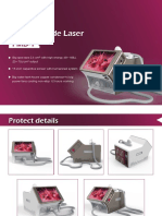 808nm Diode Laser: Big Spot Size 2.4 CM With High Energy 48 168J, 20 70J/cm Output