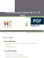 Desarrollo Psicomotor de 6 A 12 Años