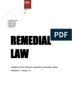 Remedial Velasco Cases PDF