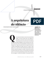 A Arquitetura Do Silêncio - Aguinaldo J. GonÃ Alves