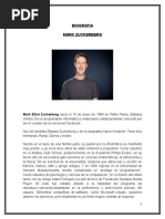 Biografia y Caracteristicas de Mark Zuckerberg