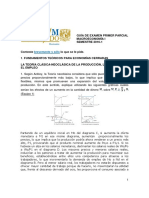 Guía de Examen Contestada Macroeconomía 1 Primer Parcial