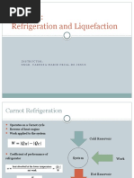 Refrigeration and Liquefaction: Instructor: Engr. Caressa Marie Frial-De Jesus