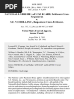 National Labor Relations Board, Petitioner-Cross-Respondent v. S.E. Nichols, Inc., Respondent-Cross-Petitioner, 862 F.2d 952, 2d Cir. (1988)