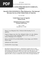 Beneficial Consumer Discount Company v. David R. Poltonowicz John Poltonowicz The Internal Revenue Service of The United States of America, 47 F.3d 91, 3rd Cir. (1995)