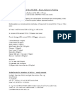 Thumb Rules in Civil Engineering