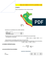 Analisis Sismico Estático y Dinámico de Estructuras Por El Metodo Matricial !