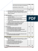 GC3 Completion Checklist: Declaration YES NO