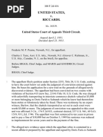 United States v. Riccardi, 188 F.2d 416, 3rd Cir. (1951)