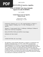 United States v. Leslie Schmidt and Alana Schmidt. Appeal of Leslie Schmidt, 604 F.2d 236, 3rd Cir. (1979)