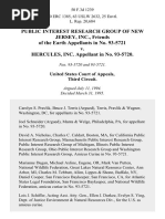 Public Interest Research Group of New JERSEY, INC., Friends of The Earth Appellants in No. 93-5721 v. HERCULES, INC. Appellant in No. 93-5720