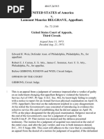 United States v. Lamount Maurice Belgrave, 484 F.2d 915, 3rd Cir. (1973)