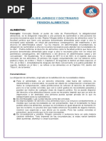 Analisis Juridico-Doctrinario Pension Alimenticia