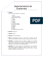 22 Departamentos de Guatemala