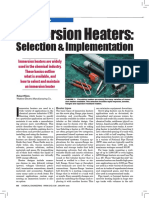 Immersion Heaters-Selection & Implementation-Article From Chemical Engineering January-2006