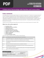 nqs6 Collaborative Partnerships With Families and Communities Policy