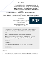 United States v. Jamal Wheeler, A/K/A Henry Thomas, 995 F.2d 1065, 4th Cir. (1993)