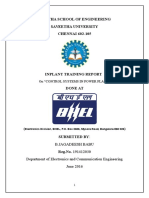 Inplant Training Sample - Format