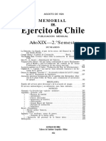 Ejercito de Chile Agosto 1924