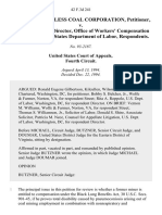 Jewell Smokeless Coal Corporation v. Junior Street Director, Office of Workers' Compensation Programs, United States Department of Labor, 42 F.3d 241, 4th Cir. (1994)