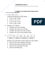 Soal Ukk Matematika Kelas 3