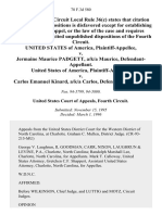 United States v. Jermaine Maurice Padgett, A/K/A Maurice, United States of America v. Carlos Emanuel Kinard, A/K/A Carlos, 78 F.3d 580, 4th Cir. (1996)