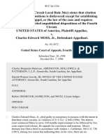 United States v. Charles Edward Moss, JR., 98 F.3d 1336, 4th Cir. (1996)