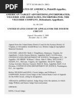 United States v. American Target Advertising, Incorporated Viguerie and Associates, Incorporated The Viguerie Company, 257 F.3d 348, 4th Cir. (2001)