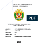 Derechos Humanos Aplicados A La Funcion Policial CHAVEZ