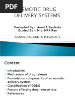 Osmotic Drug Delivery Systems 3