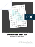 Manual de Topografía Minera Computacional. Funciones CAD 3D MineSight 3D - Nivel Básico - V 1.1