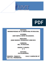 Normalizacion en La Industria Petrolera