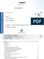 Unidad 1 Caracteristicas Del Patrimonio Nacional Contenido Nuclear