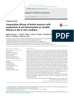 Comparative Efficacy of Herbal Essences With Amphotricin B and Ketoconazole On Candida