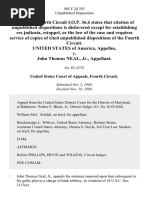 United States v. John Thomas Neal, JR., 805 F.2d 393, 4th Cir. (1986)